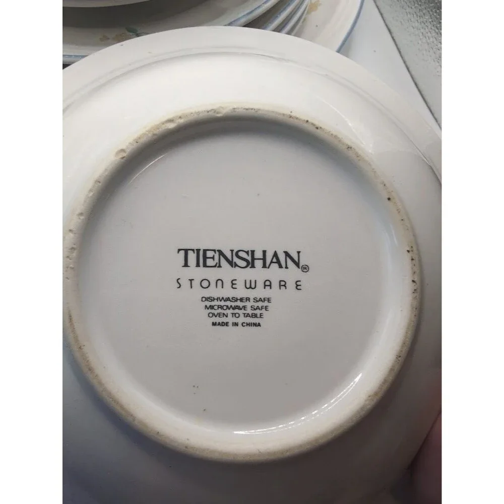Tienshan Stoneware Floral Dinnerware Set
